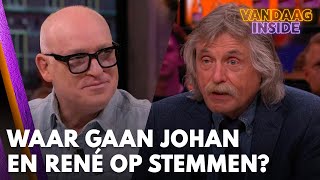 Waar gaan Johan en René op stemmen bij de gemeenteraadsverkiezingen? | VANDAAG INSIDE