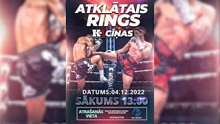 LNK Atklātais Rings K-1.  LNK Open Ring K-1 fights.  04.12.2022 LIVE!