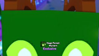 HATCHING HUGE FOREST WYVERN In Pet Simulator X (Roblox)