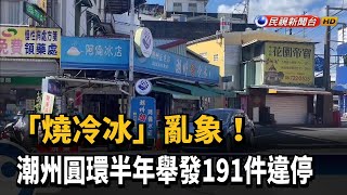 「燒冷冰」亂象！　潮州圓環半年舉發191件違停－民視新聞