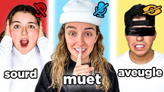 1 AVEUGLE, 1 SOURD et 1 MUET en CUISINE ! (ft. Gab Gagnon et Farley)