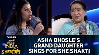 Asha Bhosle's Granddaughter Zanai Bhosle Pays Tribute To Lata Mangeshkar At Rising India She Shakti