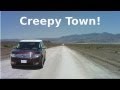 Strange Creepy Town Near Area 51 - Semi Abandoned Town in Nevada Desert - The REAL Loneliest Road!