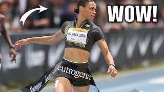 Sydney McLaughlin Is WAAAAAAY Faster Than We Thought || L.A. Grand Prix 200 Mete