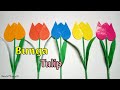 Cara Membuat Bunga dari Kertas Origami Sangat Mudah || Origami Tulip ||  How to make origami tulips