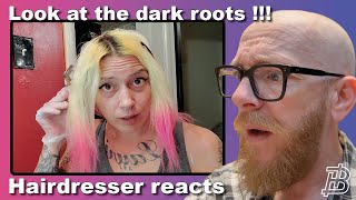 She Bleached Her Hair with 7 Vol?! 😱💇‍♀️ Hairdresser Reacts!