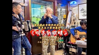 请欣赏北京“陶然时光”乐队张老师口琴领奏的《明亮的眼睛》 #只要热爱哪里都是舞台 #活到老乐到老具象化了 #怎么高兴怎么玩 #口琴伴我行 #老年生活欢乐多