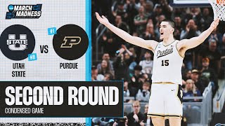 Purdue vs. Utah State - Second Round NCAA tournament extended highlights