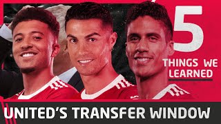 Man United Champions League Winners 2021/22?? | Five Things We Learned About The Transfer Window