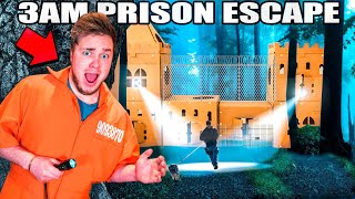 3AM BOX FORT Prison ESCAPE! Chased By Bounty Hunters 😱📦