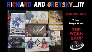 Break 267 - Upper Deck Hockey Mega Mixer. 7 box. Richard and Gretzky..!