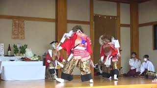 奉納神楽 国司3/3 瓜生田神楽 (於)高塚愛宕地蔵春の大祭