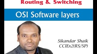 OSI Software layers - Video By Sikandar Shaik || Dual CCIE (RS/SP) # 35012