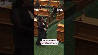 New Zealand's youngest MP disrupted the Parliament with a traditional performance…