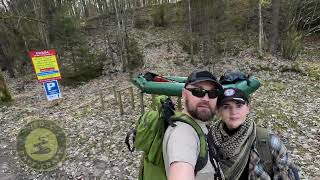 Wda river packrafting trip. Jed’s RaftCraft packrafting and bushcrafting