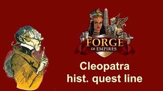 FoEhints: Cleopatra Historical Quest Line in Forge of Empires