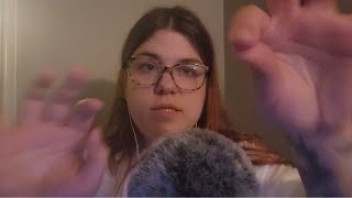 [ASMR] Rambling & Experimental Hand Movements [with gum chewing]