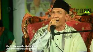 Suara Emas Ust. H. Sabaruddin Abdurrahman di Peringatan se-Abad  Pondok Pesantren Al-Halimy.