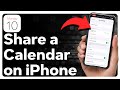 How To Share A Calendar On iPhone