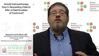 Should Immunotherapy Stop in Responding Patients After a Fixed Duration of Treatment?