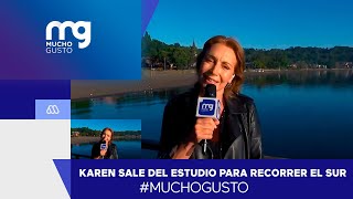 #MuchoGusto / Karen Doggenweiler comienza a recorrer el sur de Chile con el matinal