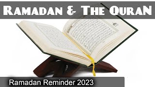 Ramadan Is About The Quran! ᴴᴰ ┇ Ramadan Reminder 2023 ┇ by Ustadh Nouman Ali Khan ┇ TDR ┇ Taqwa