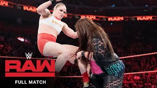 FULL MATCH - Ronda Rousey & Natalya vs. Nia Jax & Tamina: Raw, Dec. 31, 2018