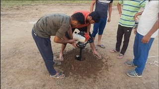 Balwaan Earth Auger 63 CC (BE-63) खुदाई  करने की  मशीन   तारबंदी  बाग  में  सबसे  किफायती #agri24