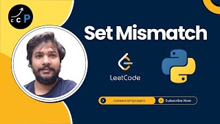 Leetcode 645 Set Mismatch | Cyclic Sort Pattern | Python DSA