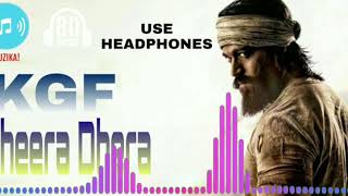 DHEERA DHEERA 8D Song KGF | Yash | Prashanth Neel | Telugu 8D Songs