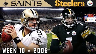 The Black & Gold Battle! (Saints vs. Steelers, 2006) | NFL Vault Highlights