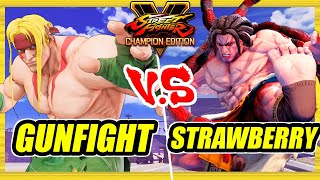 SFV CE 🔥 Gunfight (Alex) vs Proudstrawberry (Necalli) 🔥 Ranked Set 🔥 Street Fighter 5