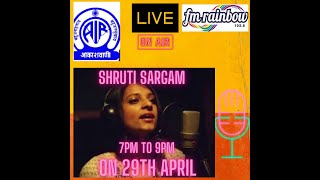 AIR FM Rainbow 102.6 experience | Shruti Sargam | RJ OP Rathore