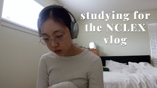 my little moments of studying for the nclex as a new grad to-be nurse vlog