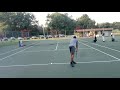 emh highlight tennis point forehand lob winner v. utr 12 80% humidity and 85 degrees farenheit