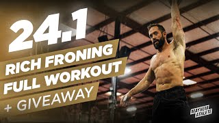 RICH FRONING Full 24.1 CrossFit Open Workout & GIVEAWAY