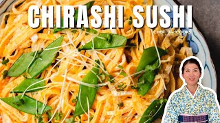 Easy Vegetarian Chirashi Sushi Recipe | A Simple Guide To Making Chirashizushi