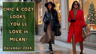 Chic Winter 2025 Milan Street Fashion: Italian December Outfit Ideas