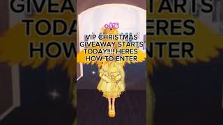 CHRISTMAS VIP GIVEAWAY #dresstoimpress #roblox #dti #shorts #giveaway #vip #trending #christmas