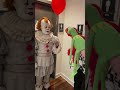 pennywise meets kermit the frog u0026 elmo 🤡🐸 pennywise elmo kermit shorts