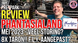 Phantasialand 2023 Mei/Juni REVIEW - Veel storing? 8x Taron! FLY aangepast?