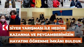 Siyer Yarışması ile hem hediye kazanma hem de peygamberimizin hayatını öğrenme imkânı bulduk