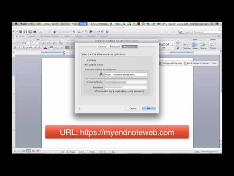 Using EndNote Web with Microsoft Word Using EndNote Web with Microsoft Word