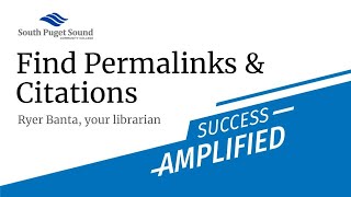 Find Permalinks and Citations