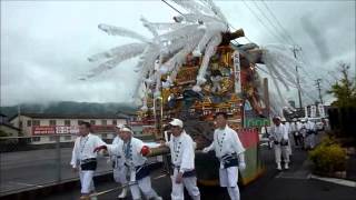 平成２７年５月４日曽根の神幸祭東朽網山車巡行2015南町～スワロー編