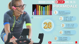 Indoor Cycling Live: Piramidale - Raggiungi i Tuoi Obiettivi con Me! - Lezione Spinning 28