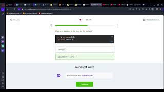 23 For Loops | Python Developer | Sololearn