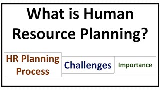 What is Human Resource Planning? HR Planning Process, Challenges & Importance