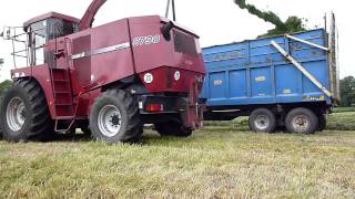 Case 8790 in 1st cut grass 2011