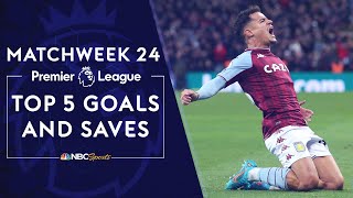 Top five Premier League goals and saves from Matchweek 24 (2021-22) | NBC Sports